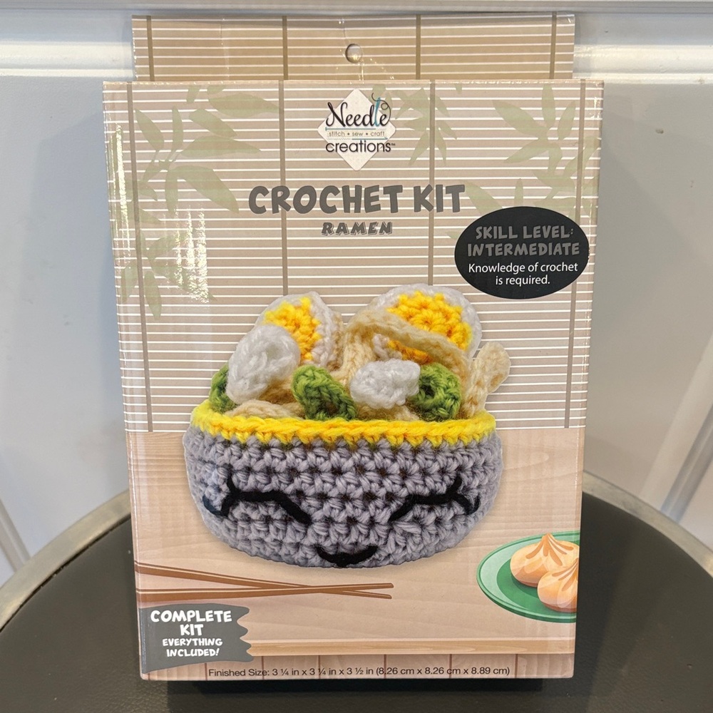 New Needle Creations Ramen Crochet Kit For Intermediate-Level Crafters